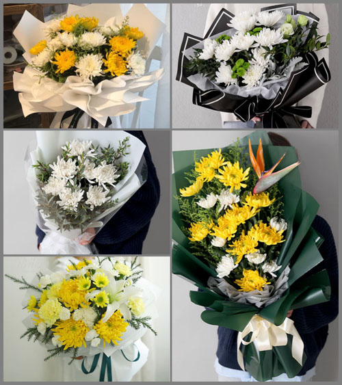 山东青岛平度市南村镇小阵村白事花束代送